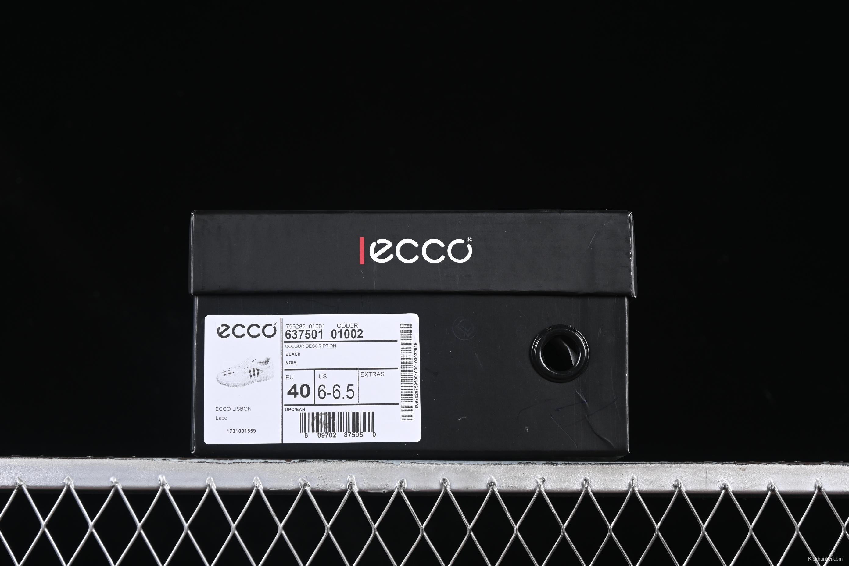 Ecco Street Flow Bicolor Casual Sneakers with Lightweight Cushioning - 63750101002