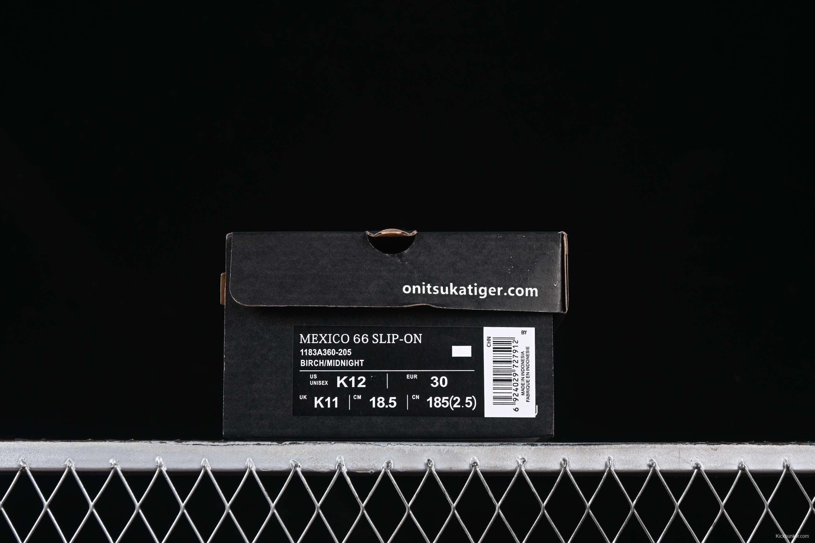 Onitsuka Tiger Mexico 66 Slip-On Canvas Low-Top Casual Sneakers - 1183A360-205