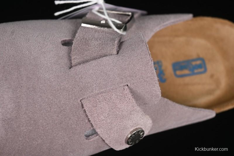 Birkenstock Arizona Soft Footbed Sandals with Suede Leather and Lambswool Lining - G.D4