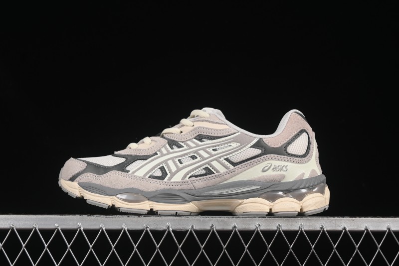 Asics Gel-NYC Retro Breathable Casual Shoes with Cushioning for Men - 1201A789-103