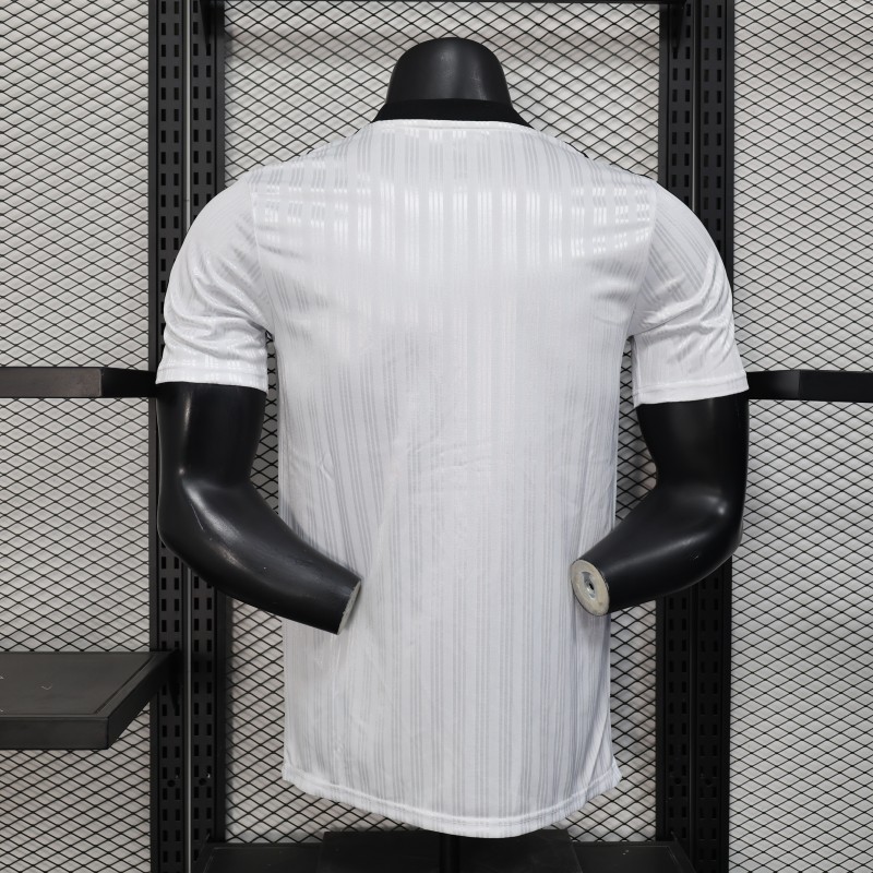 Player Version 2025 Adidas White with Striped Design Jersey