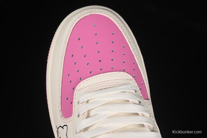 Nike Air Force 1 '07 Low Cartoon Cat Collaboration Pink Cartoon Cat Casual Sneakers - KK1988-082