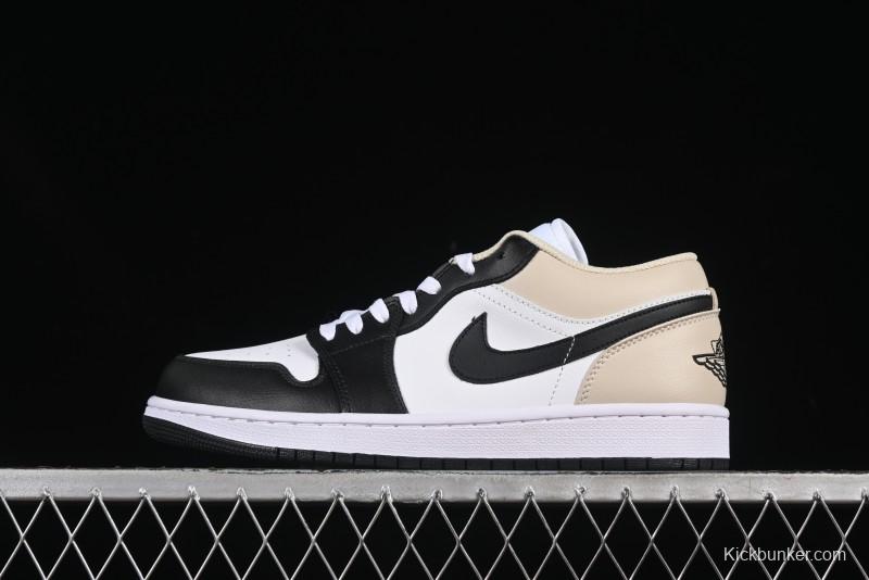 Nike Air Jordan 1 Low AJ1 Cream White Low-Top Casual Sneakers - 553558-153