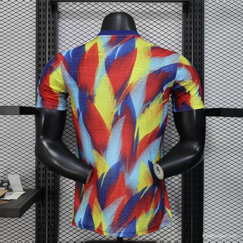 Player Version 25/26 Arsenal Multicolor Abstract Art Pattern Jersey