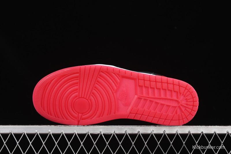 Nike Air Jordan 1 Low "White Black Gym Red" Retro Casual Sneakers - IB8971-106