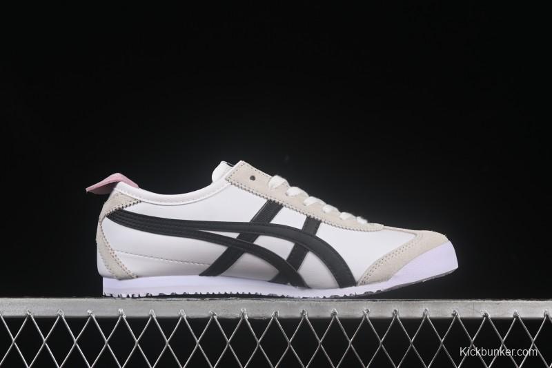 Onitsuka Tiger Mexico 66 Low-Top Leather Sneakers for Casual Running - 1183C380-100