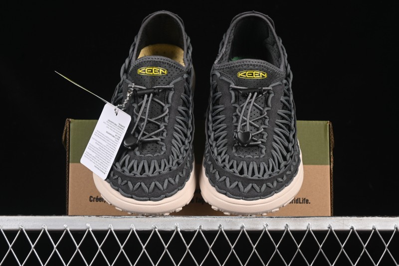 Keen Uneek Flat-M Woven Elastic Strap Outdoor Water Sports Sandals - 1014097