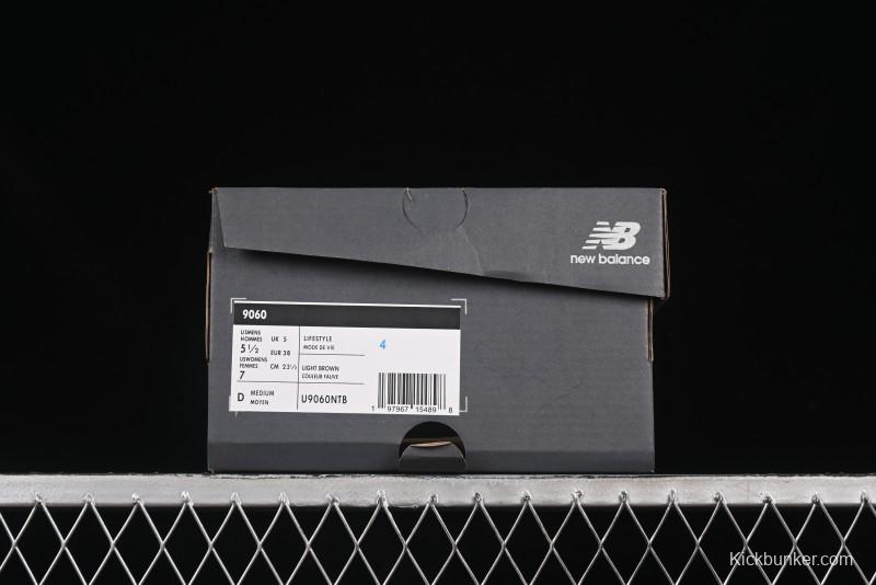 New Balance NB9060 Series Retro Casual Running Shoes with ABZORB Cushioning - U9060NTB