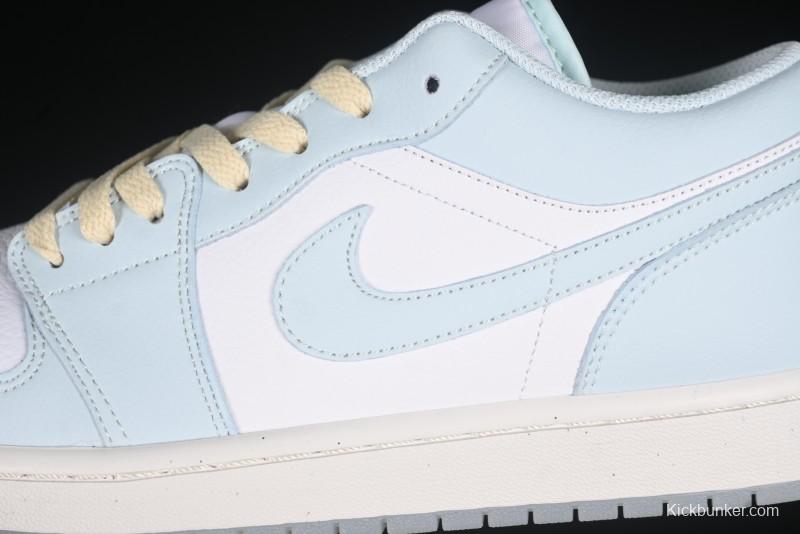 Nike Air Jordan 1 Low AJ1 Mint Blue Low-Top Casual Lifestyle Sneakers - HJ5999-400