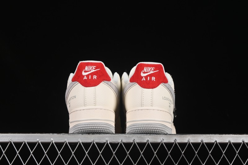 Nike Air Force 1 '07 Low LV Collaboration Grey Denim Swoosh Casual Sneakers - XX3168-135