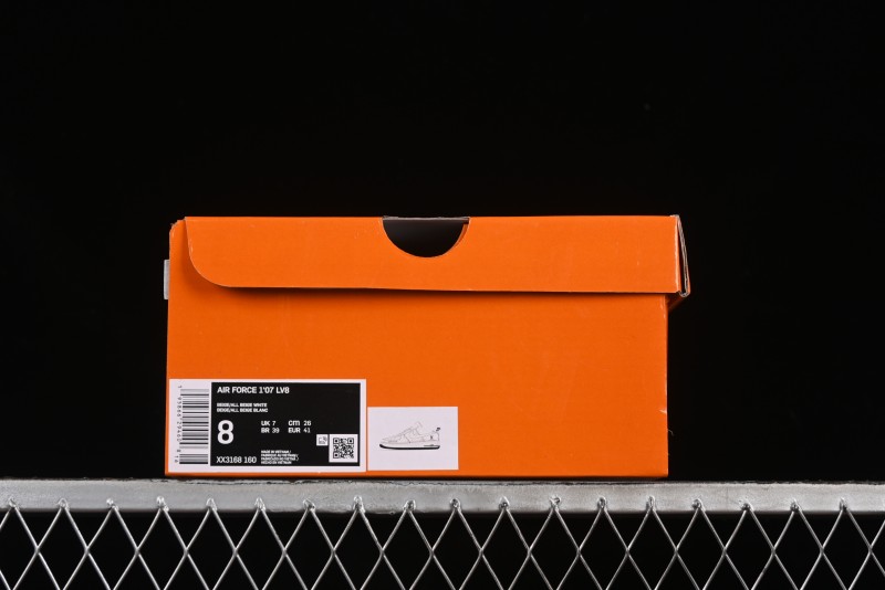 Nike Air Force 1 '07 Low LV Collaboration Black Swoosh Logo Casual Sneakers - XX3168-160