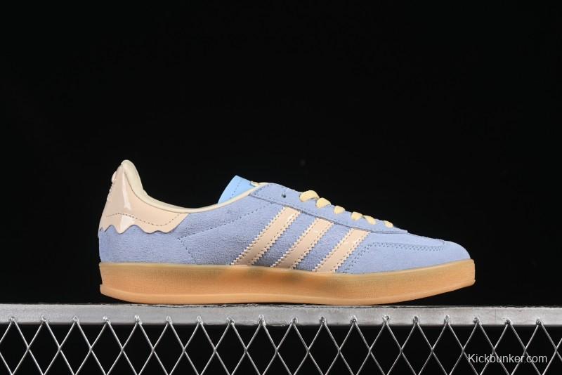 Adidas Originals Gazelle Indoor JR8029 Retro Casual Slip-Resistant Low-Top Sneakers
