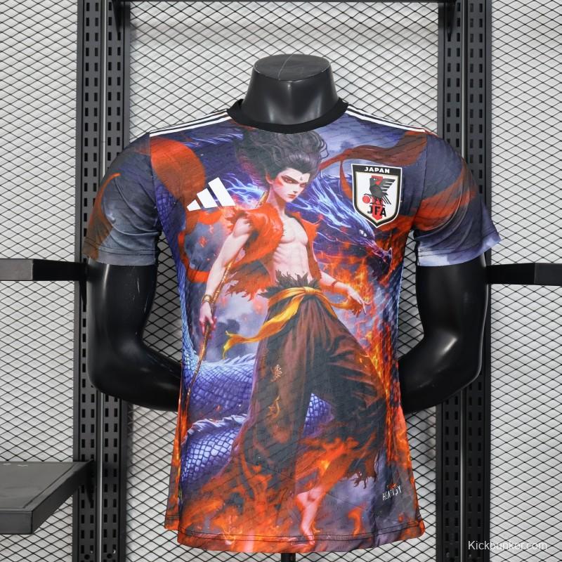 Player Version 2025 Japan Purple with Anime NAZHAI Graphic Jersey