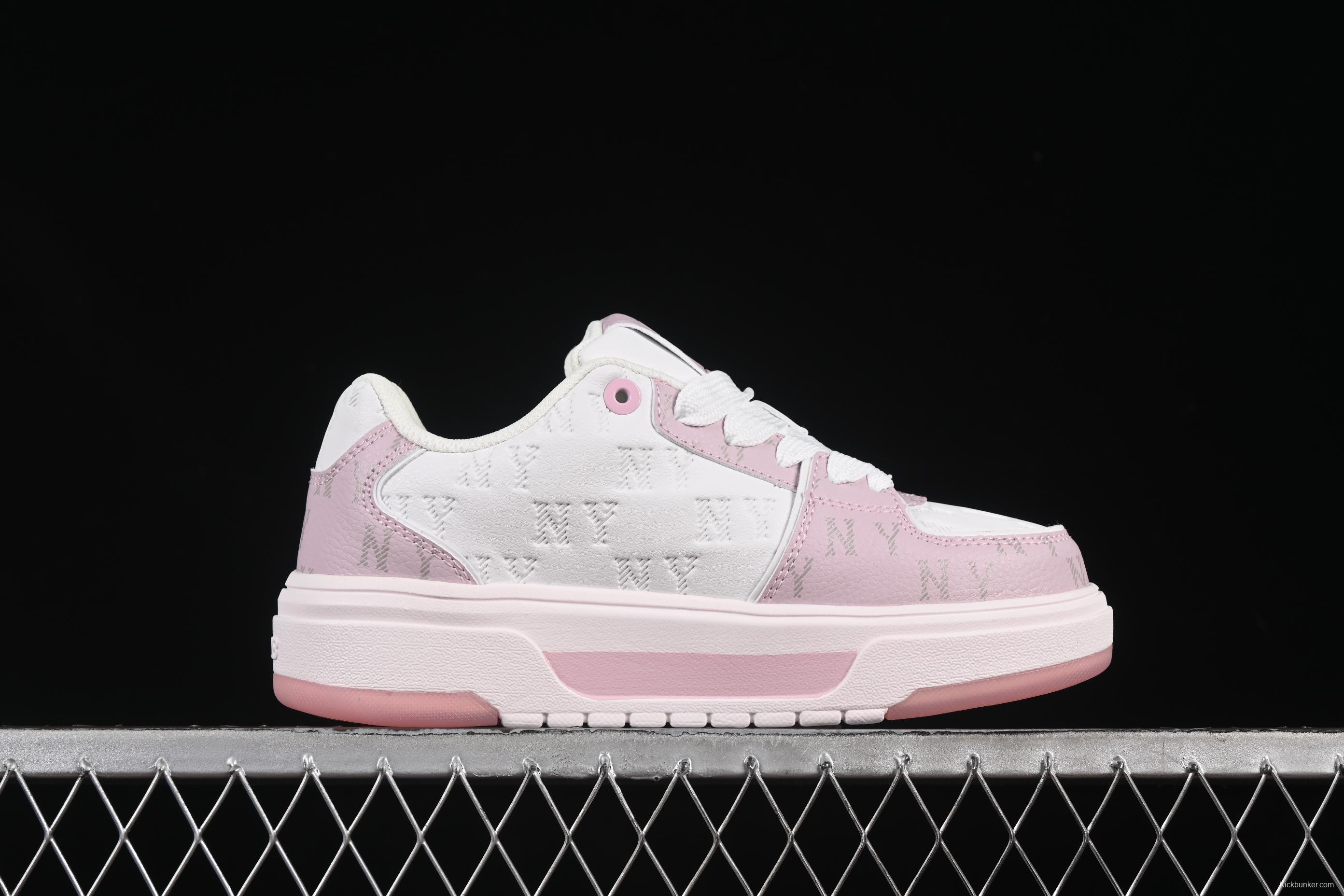 New York Yankees MLB Chunky Liner Embo Monogram Thick Sole Casual Running Shoes - 3ASXM075N50PKS