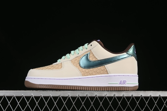 Nike Air Force 1'07 Low Casual Sneakers with Full-Length Air Cushion - IB5722-100