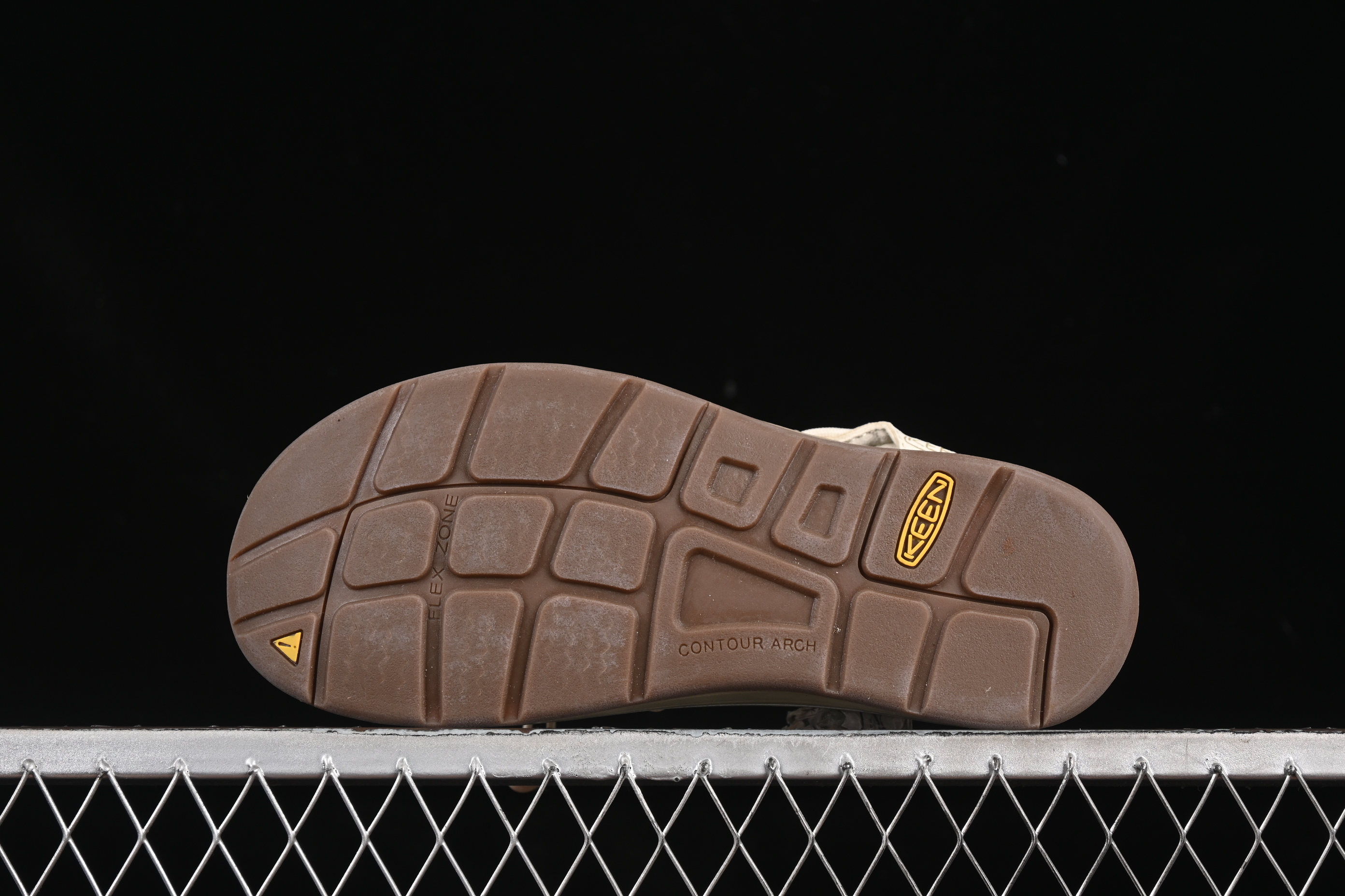 Keen Uneek Flat-M Woven Stretch Outdoor Water Sports Sandals - 1025169 WHITE CAP