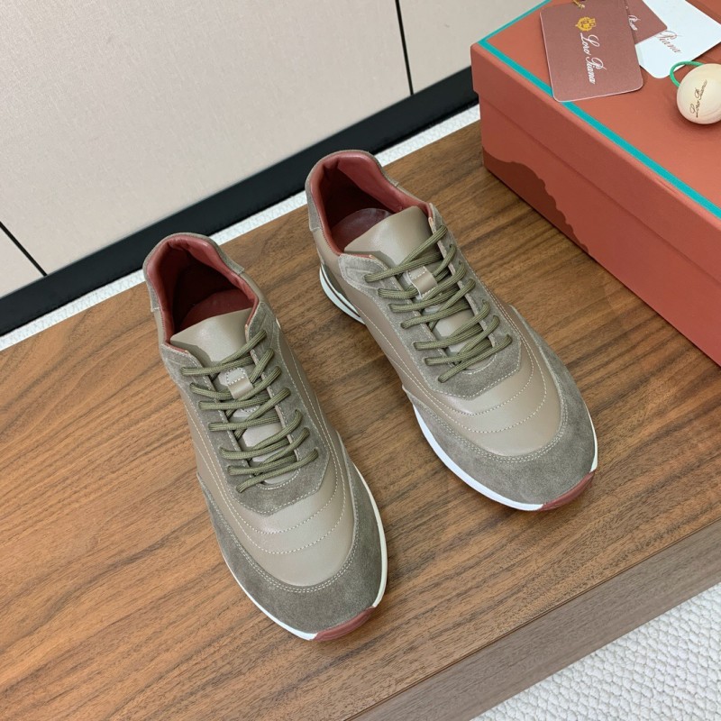 2025 Unisex LP Khaki Brown Suede Leather Sneakers LY