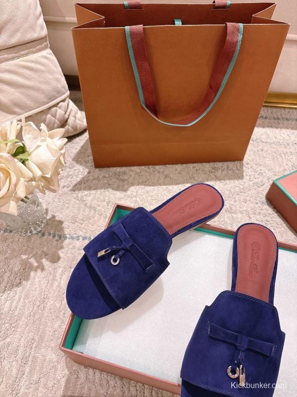 2025 Slippers LP Blue Suede Slide LY00000