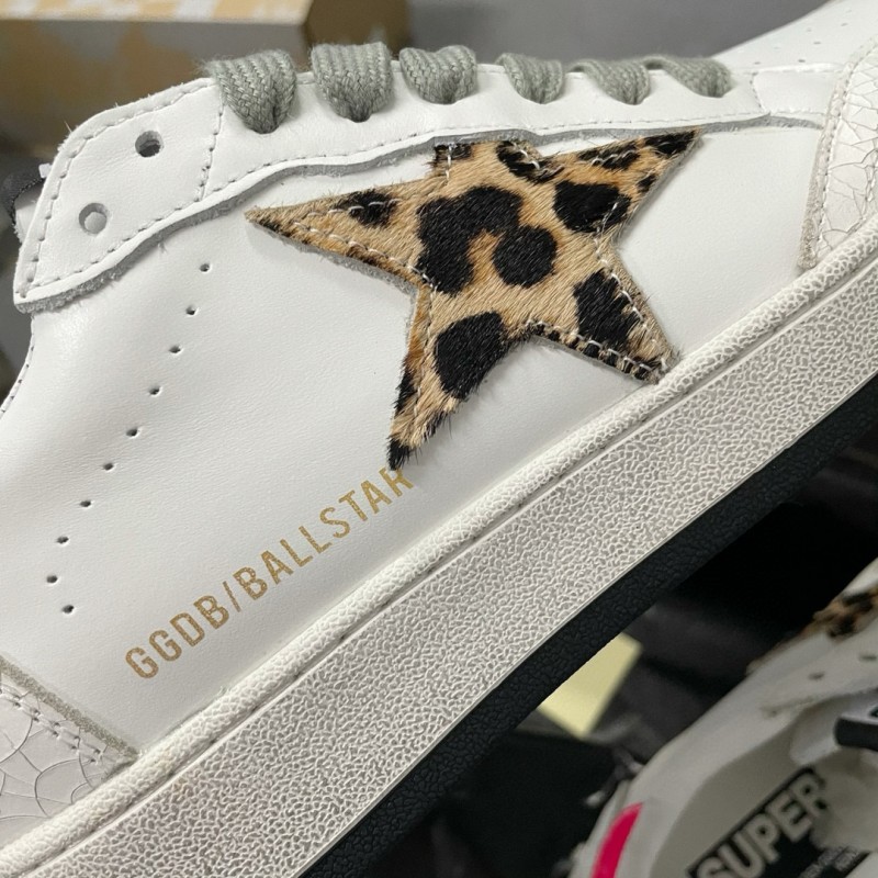 2024 Unisex GGDB White Leopard Leather Sneakers MJ00260