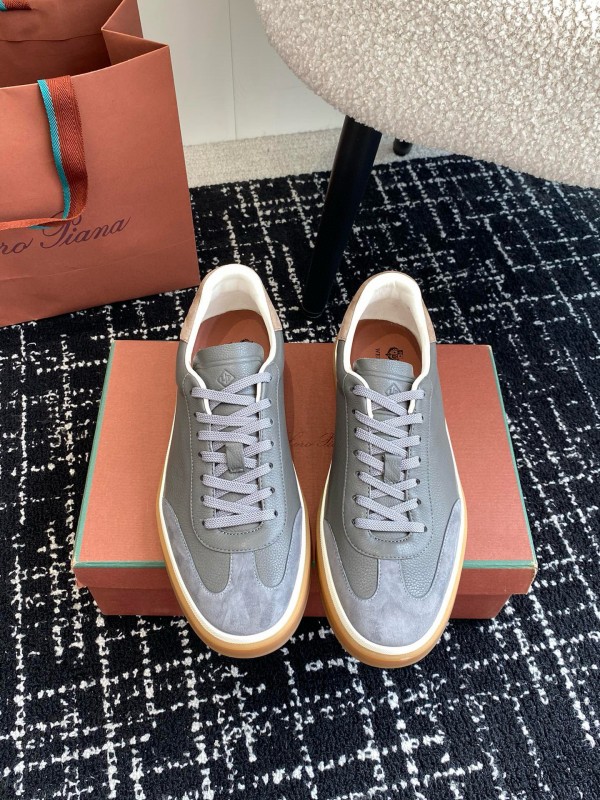 2024 Unisex LP Grey Suede Leather Plimsolls MJ00320