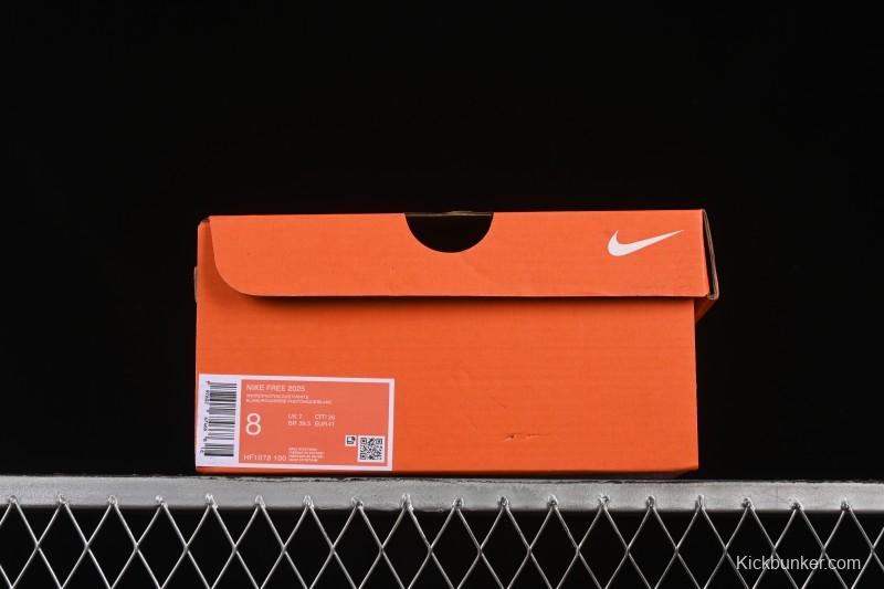 Nike Free 2025 Knit Breathable Cushioned Running Shoes - HF1078-100