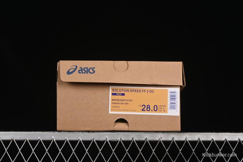 Asics Solution Speed FF 2 Retro Breathable Cushioned Casual Running Shoes - 1042A135-104