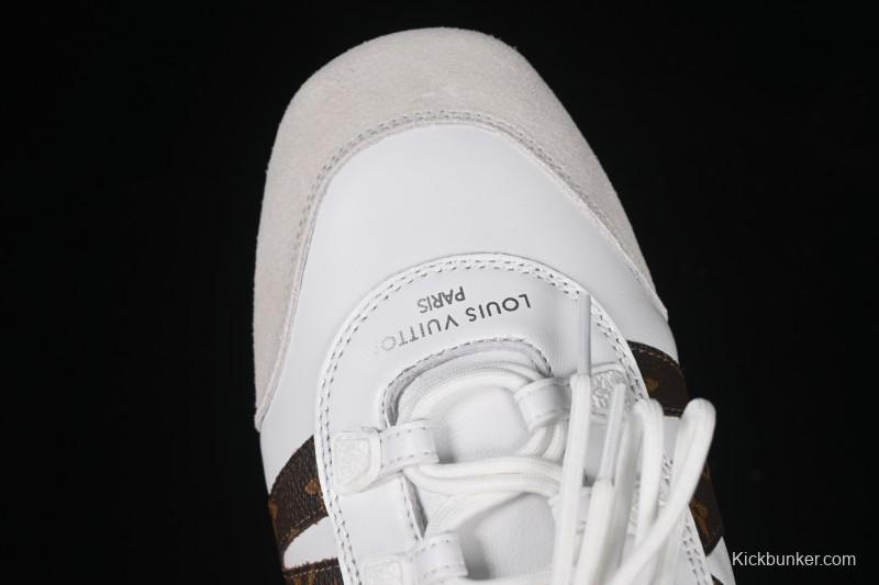 Louis Vuitton Sneakerina Round-Toe Lace-Up Ballet Style Flat Training Shoes - N.F6