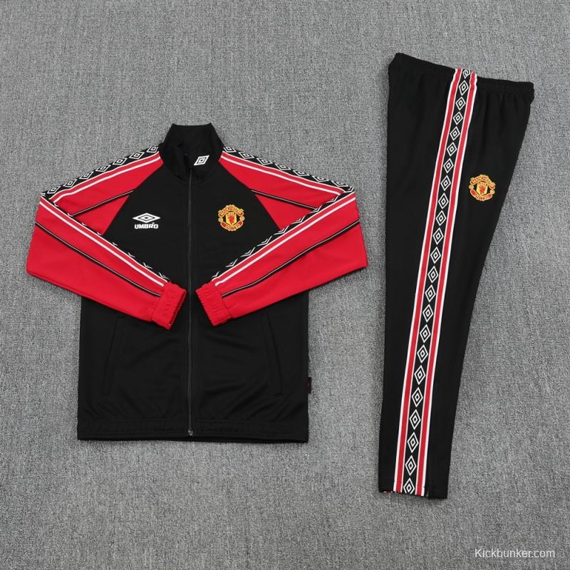 25/26 Manchester United UMBRO Vintage Full Zipper Jacket +Long Pants