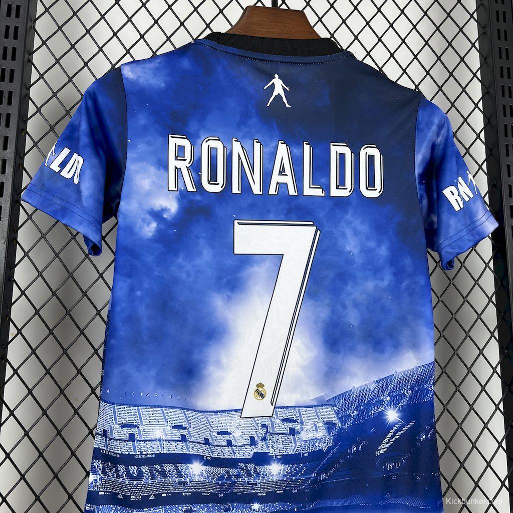 2025/26 Kids Cristiano Ronaldo Real Madrid Kit