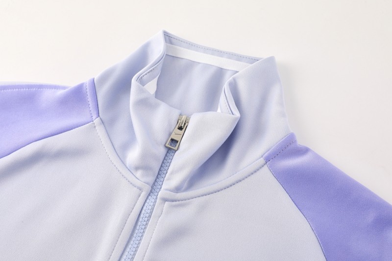 2025 NIKE Purple Full Zipper Jacket + Long Pants