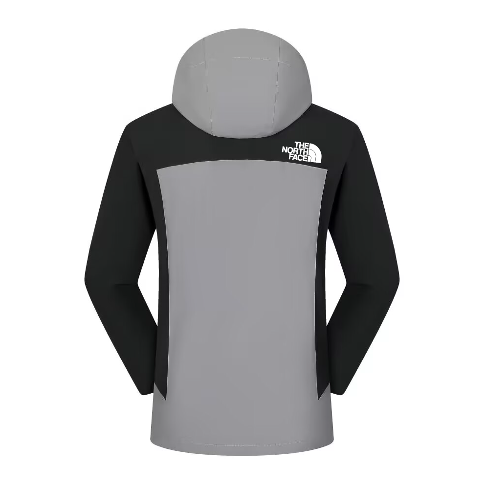 2025 The North Face Alpine Terrain Jacket - Sage Green/Cream Colorblock with Adjustable Hood