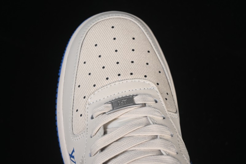 Nike Air Force 1 '07 Low LV Collaboration Mesh Panel Light Blue Low-Top Casual Sneakers - QW5836-025