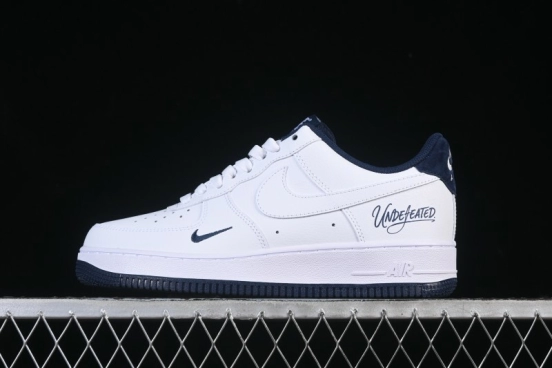 Nike Air Force 1'07 Low White Blue Casual Sneakers - ZH0316-119