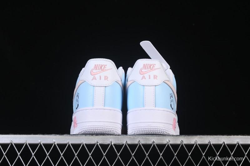 Nike Air Force 1 '07 Low Casual Sneakers with Custom Design - ZH0316-107