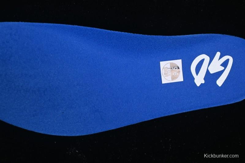 Nike Nigel Sylvester x Air Jordan 4 Retro Blue Collaboration Basketball Shoes - HF4340-400