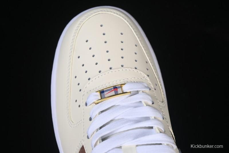 Nike Air Force 1'07 Low Casual Sneakers with Full-Length Air Cushion - IH7352-001