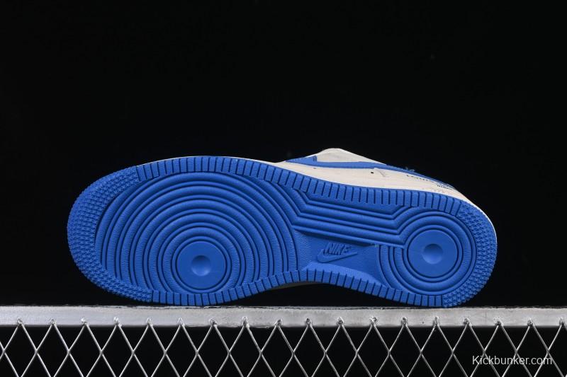 Nike Air Force 1 '07 Low LV Collaboration Mesh Panel Light Blue Low-Top Casual Sneakers - QW5836-025