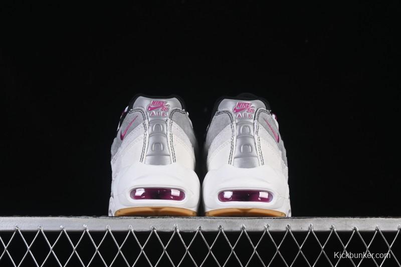 Nike Air Max 95 Retro Cushioned Running Shoes with Air-Sole Unit - HF7545-100