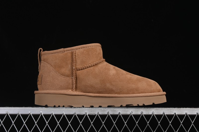UGG Classic Ultra Mini Chelsea Boots with Sheepskin Lining - 1116109