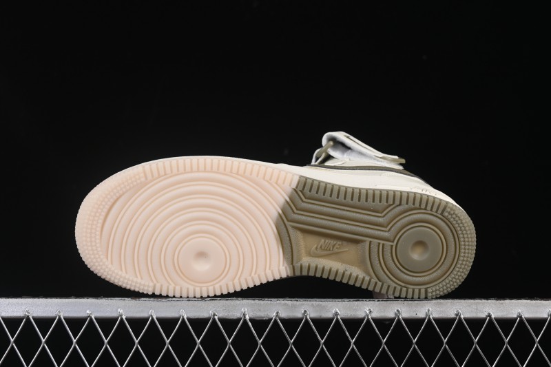 Nike Air Force 1 '07 Mid Retro Basketball Sneakers with 3M Reflective Upper and Crystal Translucent Sole - XL0236-231