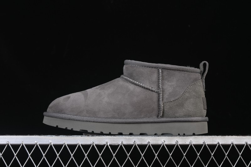 UGG Classic Ultra Mini Sheepskin Ankle Boots with Water-Resistant and Anti-Shedding Design - 1116109