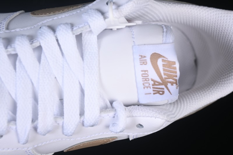 Nike Air Force 1 '07 Low Basketball Shoes with Classic Leather Upper and Air-Sole Cushioning - FJ4146-120