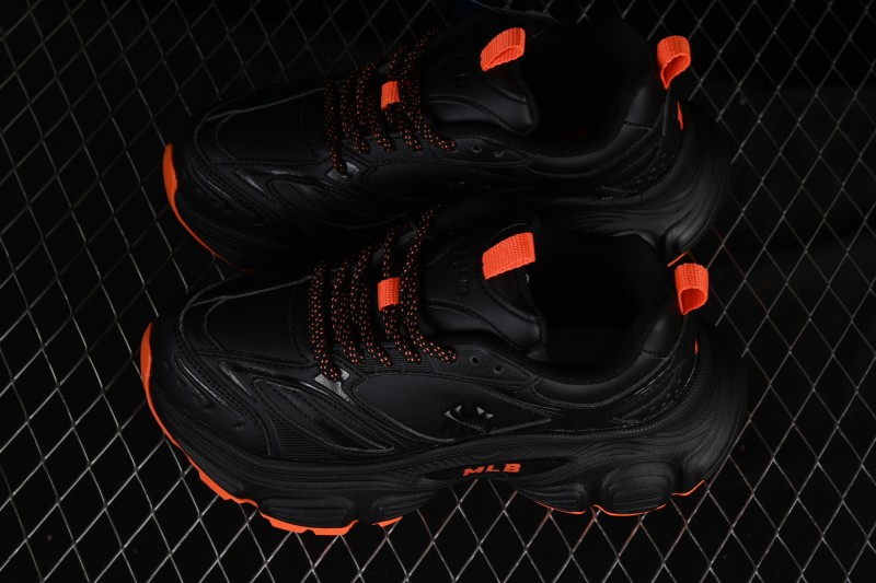 New York MLB Chunky Winner A High-Top Casual Running Shoes with Elevated Sole - 3ASHW005N50ORD