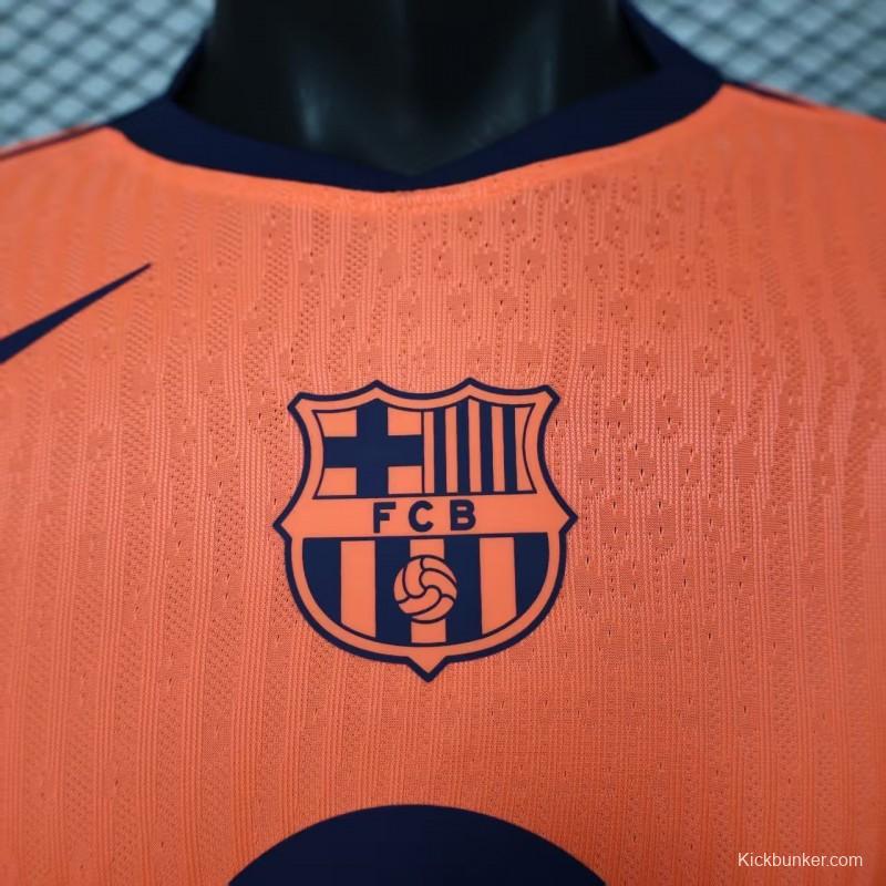 Player Version 25/26 Barcelona Third Long Sleeve Jersey