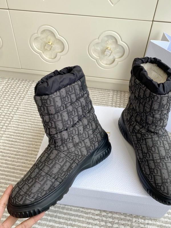 Dior Frost Ankle Boots Wool Platform Snow Boots - KFY00300