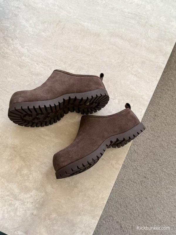 Ugg 2025/SS Potato Wool Slippers with Inner Height Increase - KFY00240