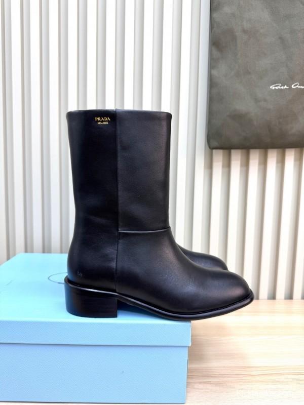 Prada 2025 SS Mid Boots - LY0370