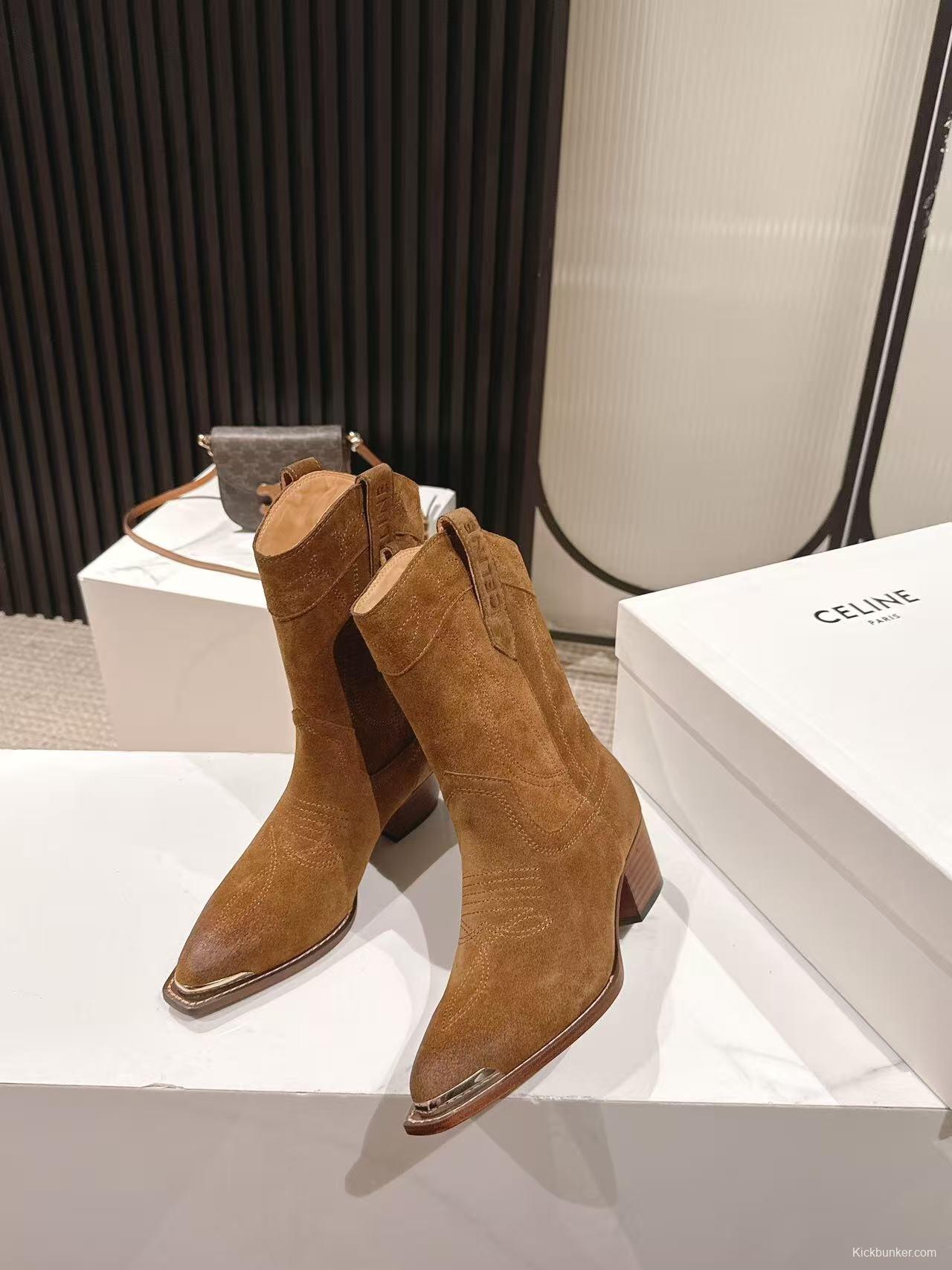 CELINE Fashion Boots 2025 SS Collection with Arch of Triumph Logo - LY00440