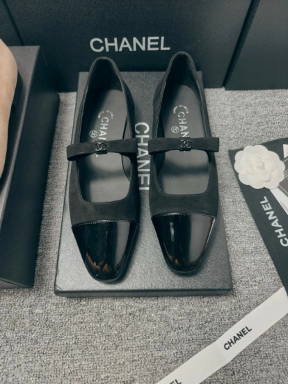 Chanel Classic Slingback Bow Flats - LY00290
