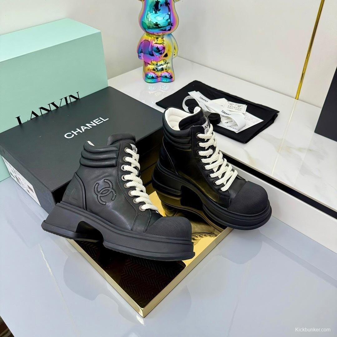 Chanel 2025 SS Short Boots Essential Fall Winter Heavy Duty Style - LY00400